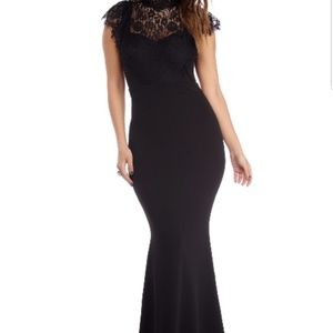 Black formal dress